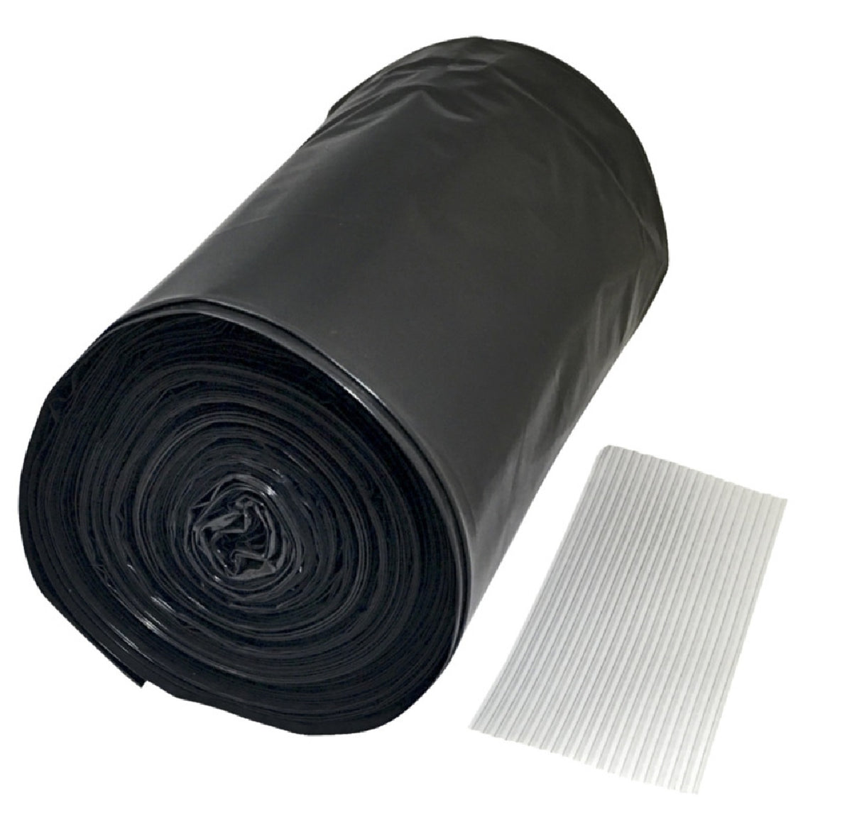 Frost King DL3656 Twist Tie Drum Liner, Polyethylene Resin, Black, 55 Gallon