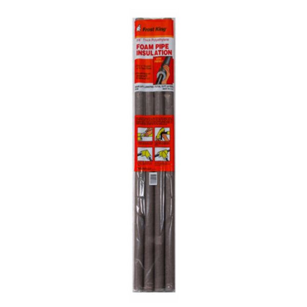 Frost King 5P12XB6 Foam Tubular Pipe Insulation, 6 Feet