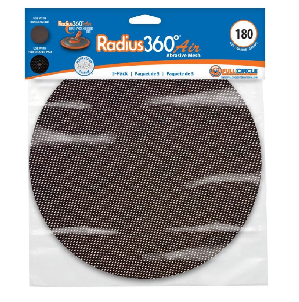 Full Circle International MESH SD180-5 Sanding Disc, 180 Grit