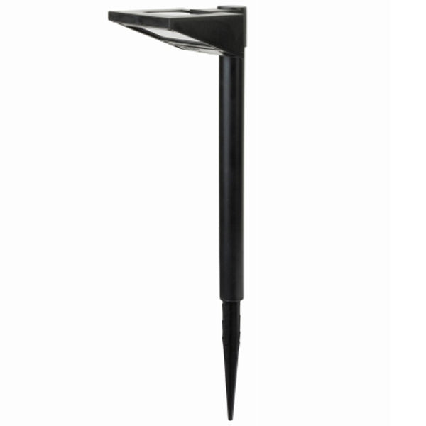Fusion 27108 Solar Dome Stake Light With Plastic Lens, Black