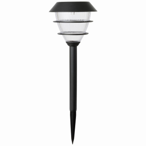 Fusion 26794 Solar 2 Tier Cone Stake Light with Plastic Lens, 5 Lumen