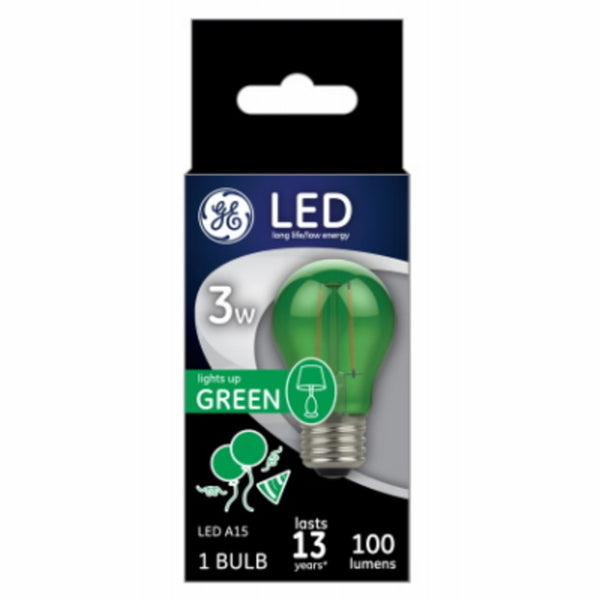 GE 93116856 A15 LED Party Light Bulb, 3 Watts