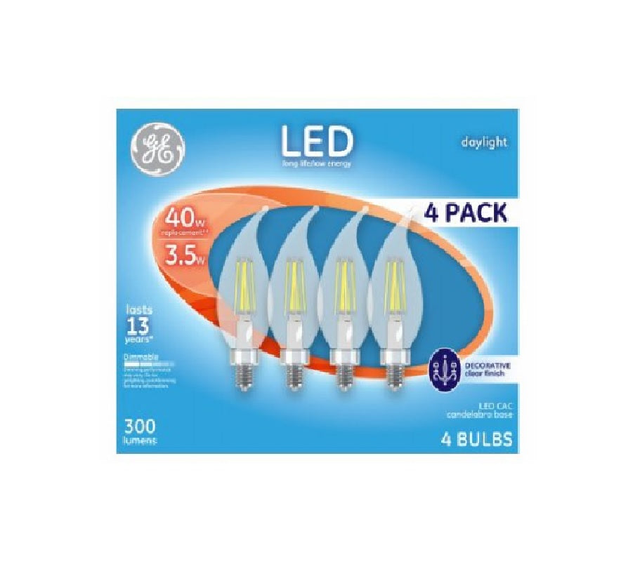 GE 92680 Decorative LED Light Bulbs, 3.5 Watts