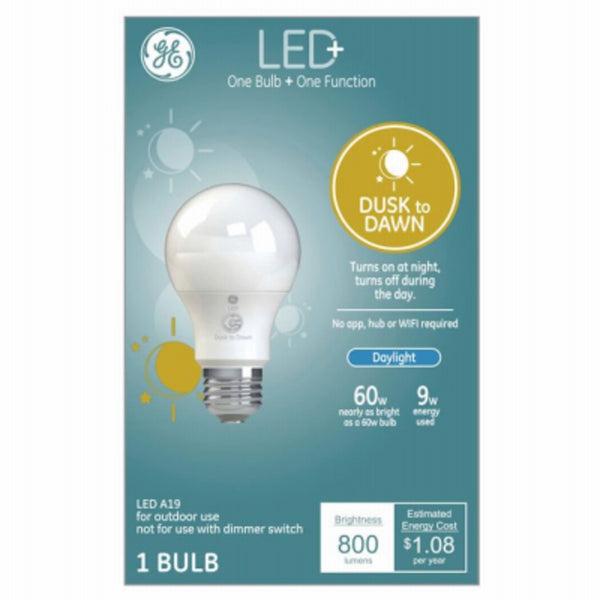GE 93128969 Dusk to Dawn LED Bulb, 13 Watts