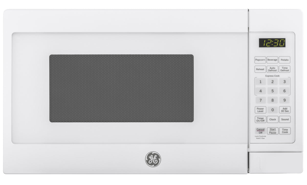 GE JES1072DMWW Countertop Microwave Oven, 700 Watts