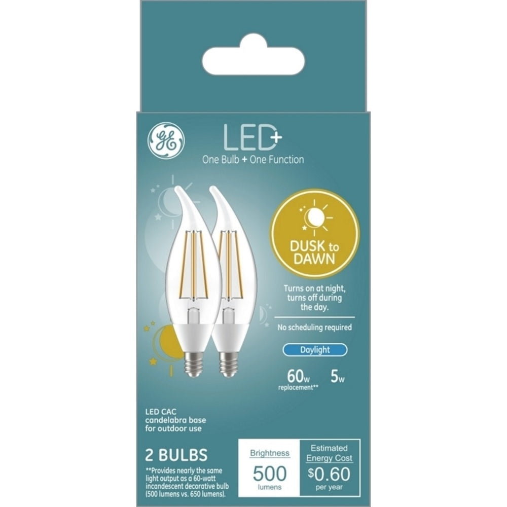GE 93121491 LED+ Dusk to Dawn Bulbs, 5 Watts