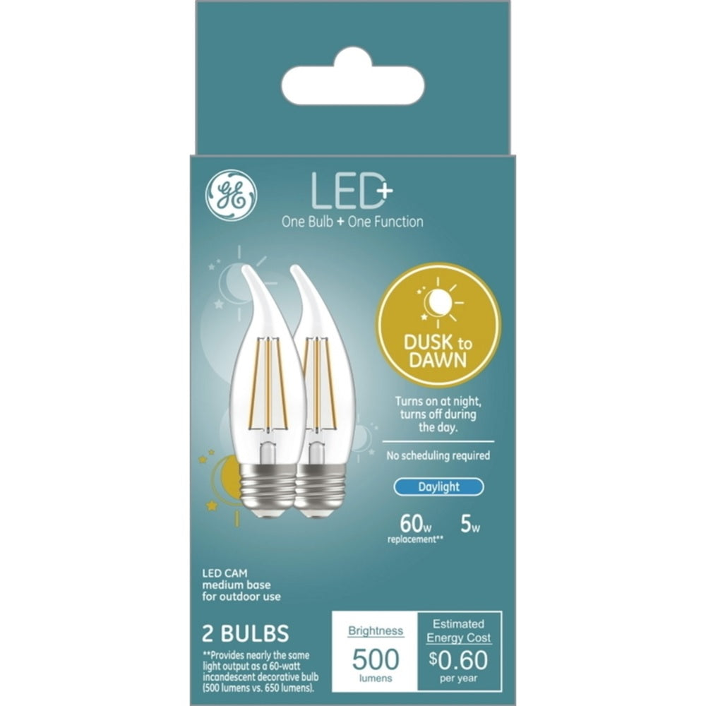 GE 93121494 LED Dusk to Dawn Bulbs, 5 Watts