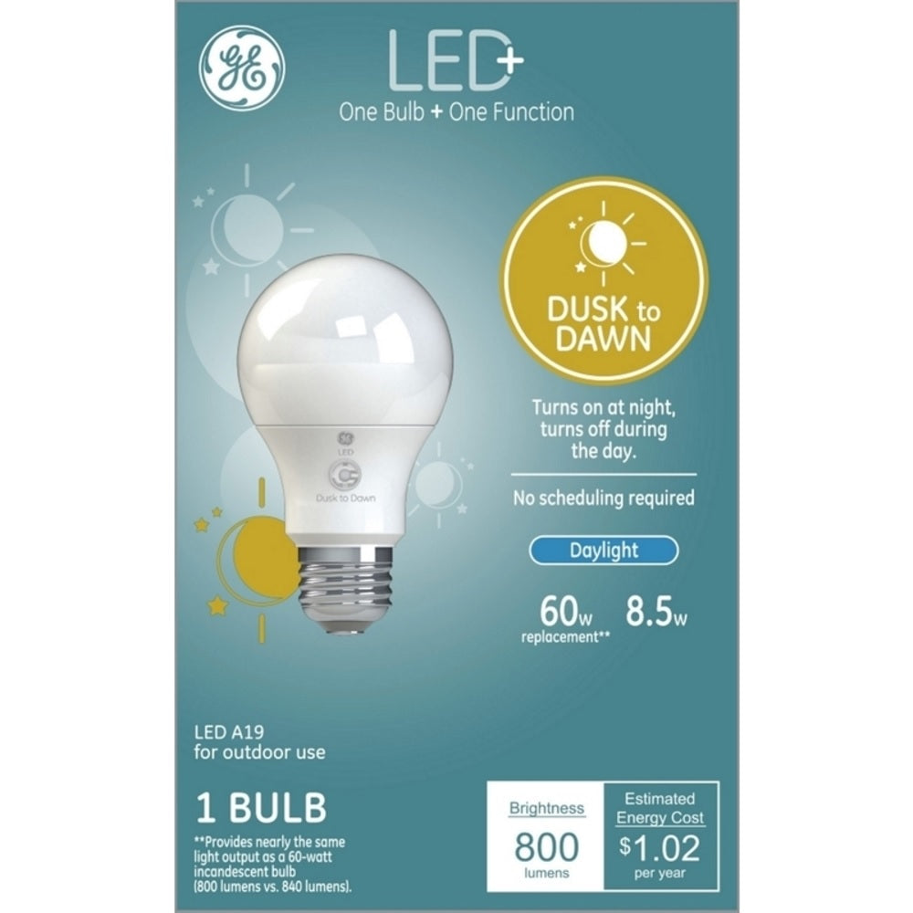 GE 93121487 LED Dusk to Down Bulb, 9 Watts