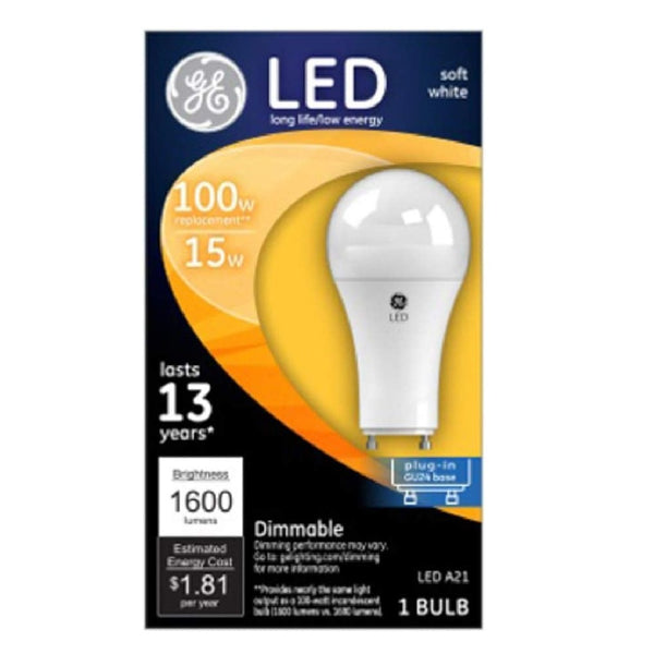 GE 93129433 LED Light Bulb, 15 Watts