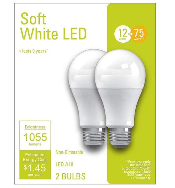 GE 32590 LED Light Bulbs, 12 Watts