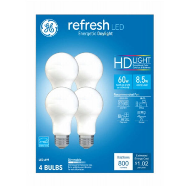 GE 93129425 LED Refresh HD Light Bulb, 8.5 Watts