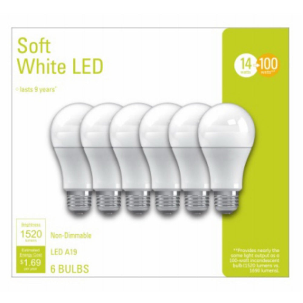 GE Lighting 93098309 A21 General Purpose LED Light Bulbs, 14 Watts