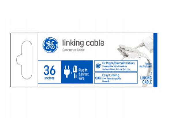 GE 93129110 Linking Connector Cable, White, 36 Inch