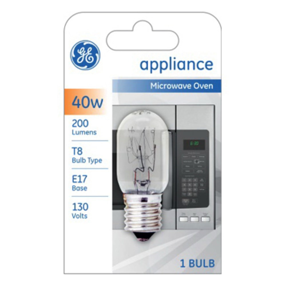 GE 84081 Microwave Appliance LED Bulb, 40 Watts, 130 Volt