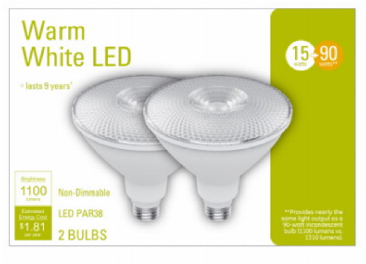 GE 32604 Outdoor LED Flood Light Bulb, 15 Watts