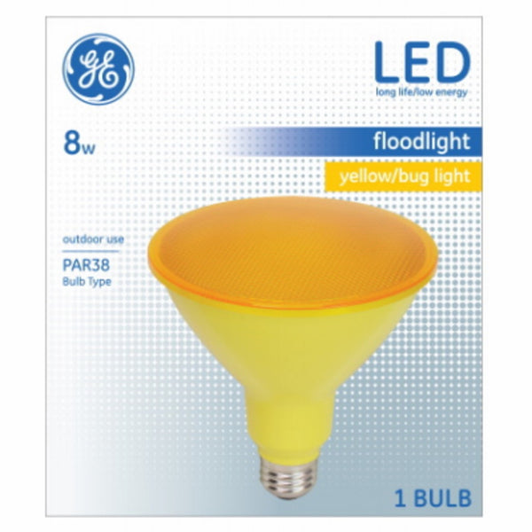 GE 93100583 PAR38 Reflector Floodlight Bulb, 8 Watts