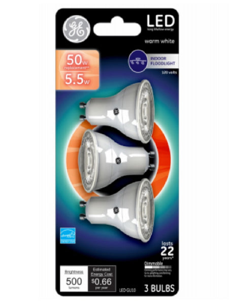GE 93120813 Recessed LED Flood Light Bulb, 5.3 Watts