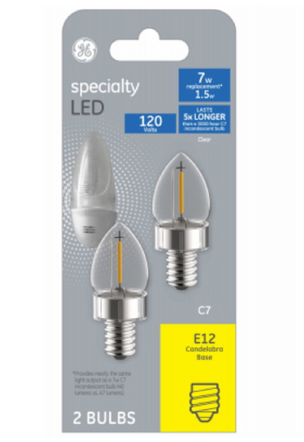 GE 93129008 Replacement Specialty LED Light Bulb, Clear