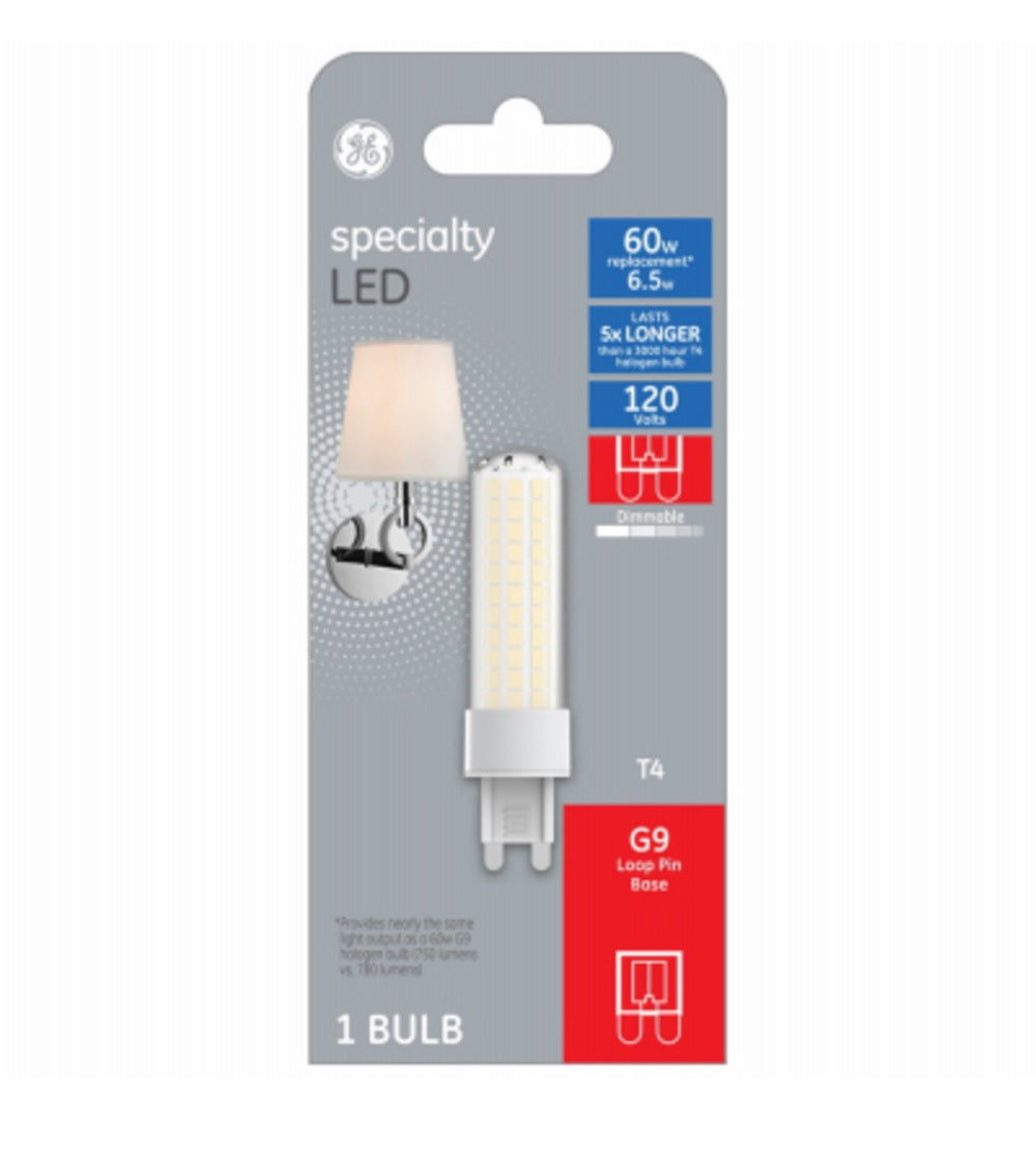 GE 93129028 Specialty Halogen LED Light Bulb, 6.5 Watts
