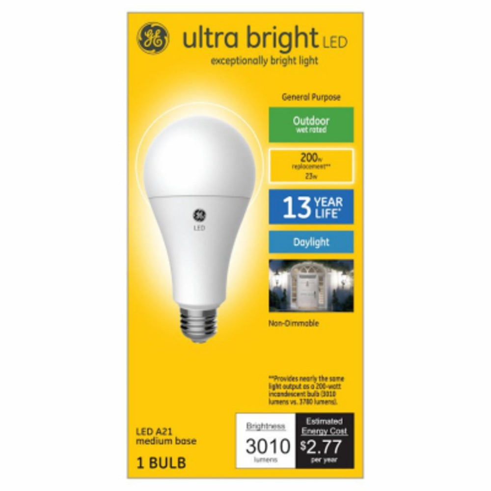 GE 93128934 Ultra Bright LED Light Bulb, 23 Watts