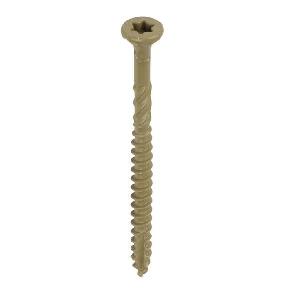 GRK Fasteners 19158 Star Drive Bugle Head Decking Screw, Tan
