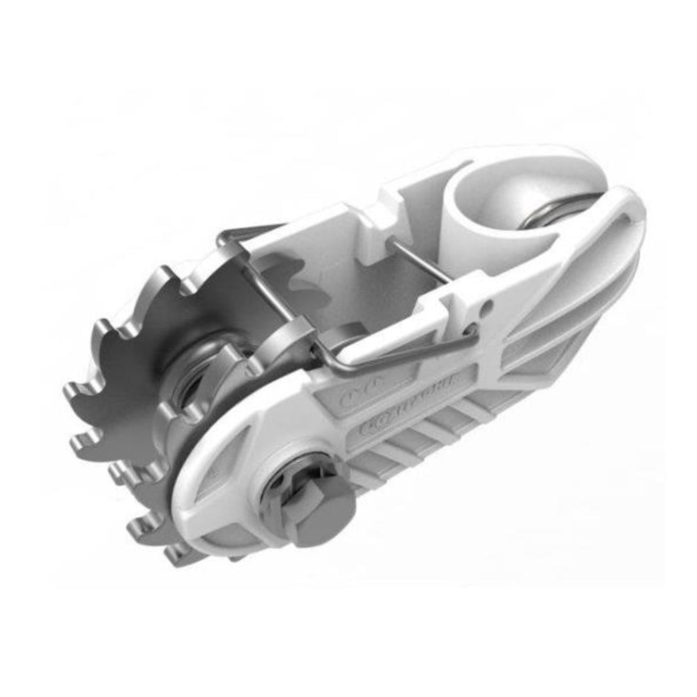 Gallagher G74313 Insulated End Strainer With Joint Clamp, White