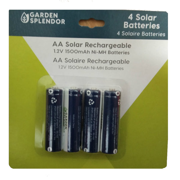 Garden Splendor 830-1904 Solar Rechargeable Battery, 1500 Mah