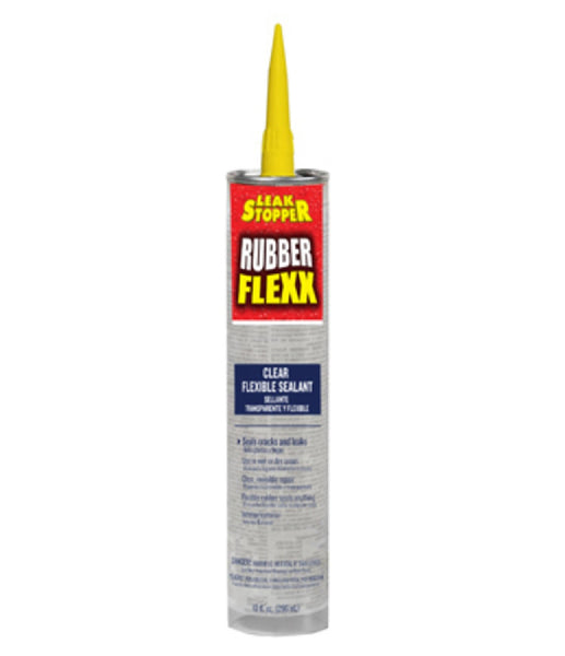 Gardner 0309-GA Crystal Clear Leak Stopper Rubber Flexx Sealant, 10 Ounce