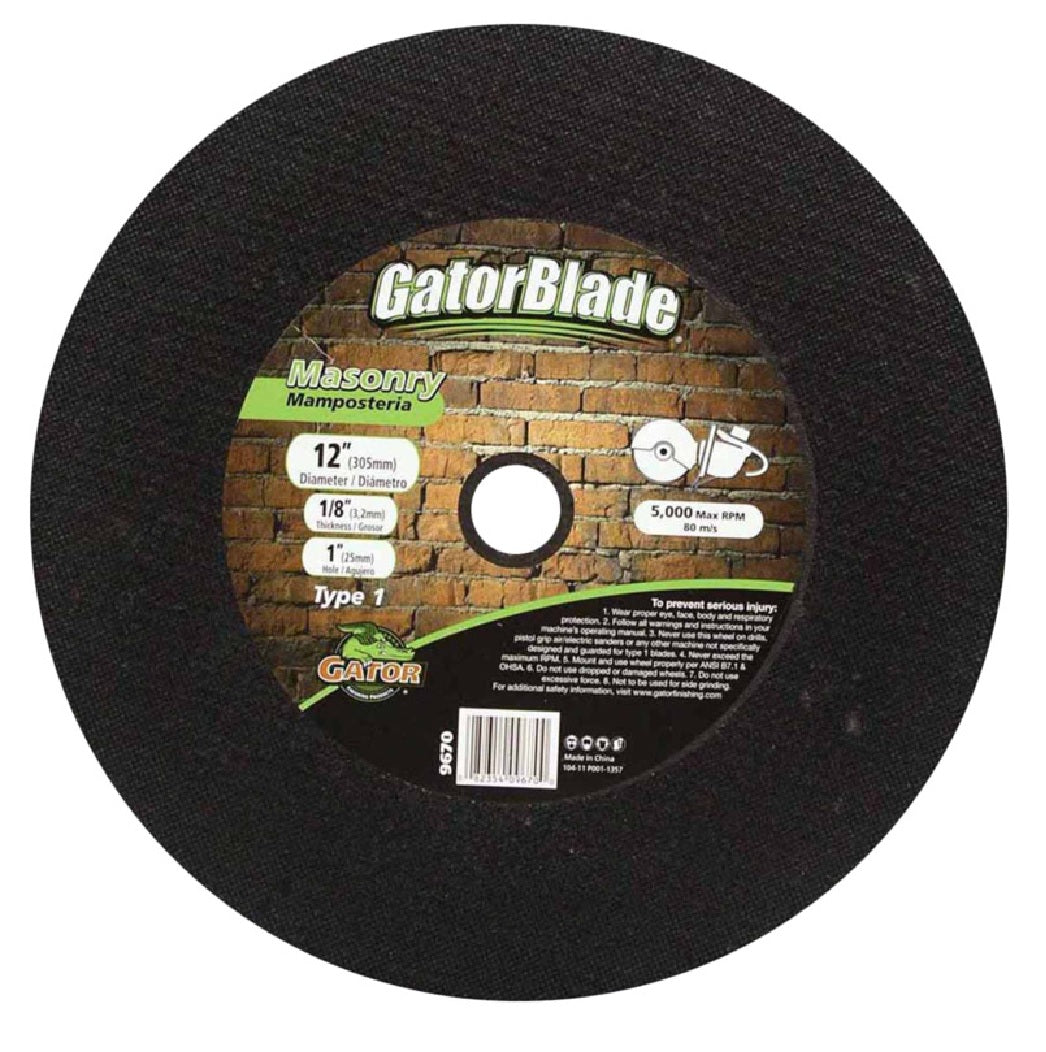 GatorBlade 9670 Cut-Off Wheel, 12 Inch