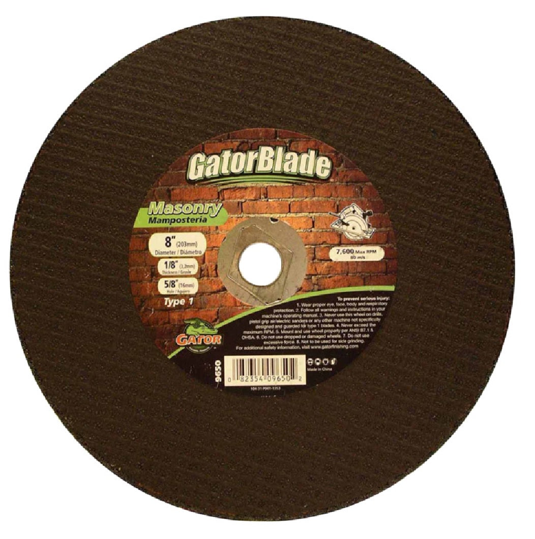GatorBlade 9650 Cut-Off Wheel, 8 Inch