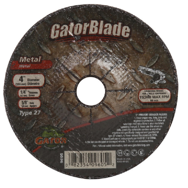GatorBlade 9605 Cut-Off Wheel, Silicone Carbide, 4 Inch