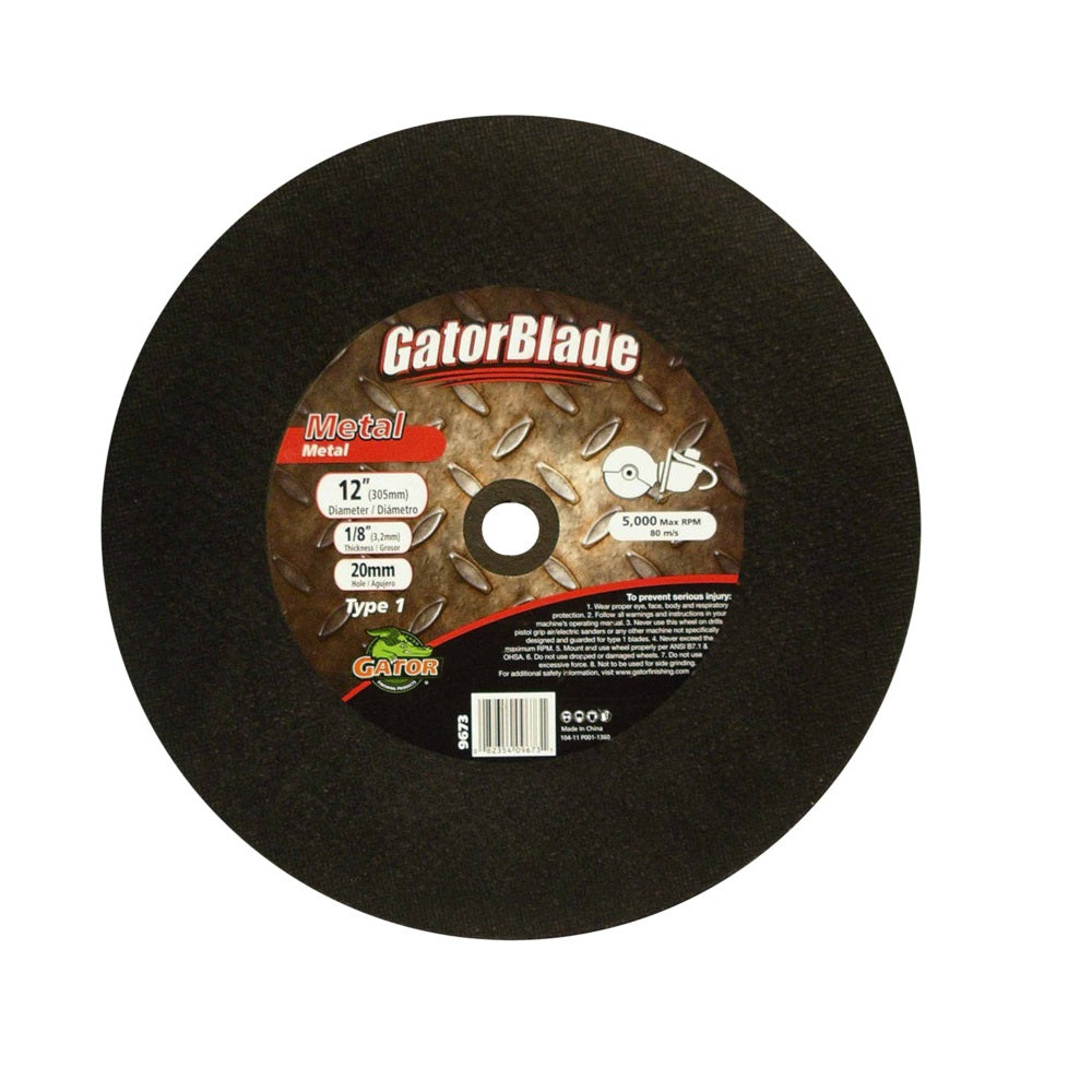 GatorBlade 9673 Cut-Off Wheel, 12 Inch