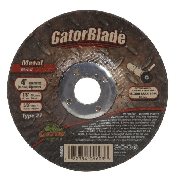 GatorBlade 9603 Silicone Carbide Cut-Off Wheel, 4 Inch
