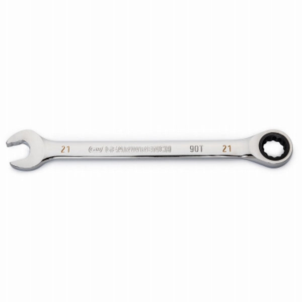 Gearwrench 86921 Ratcheting Combination Wrench, 21 MM
