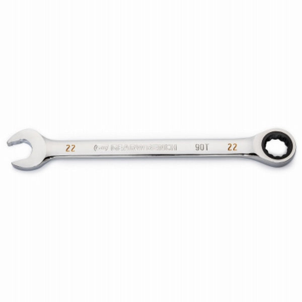 Gearwrench 86922 Ratcheting Combination Wrench, 22 MM