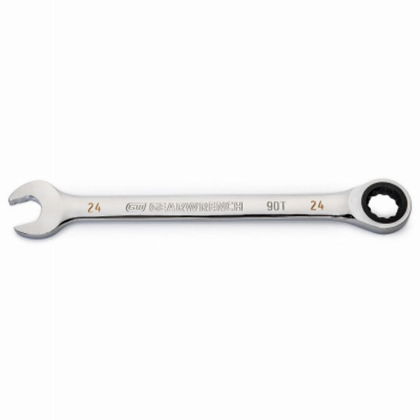 Gearwrench 86924 Ratcheting Combination Wrench, 24 MM