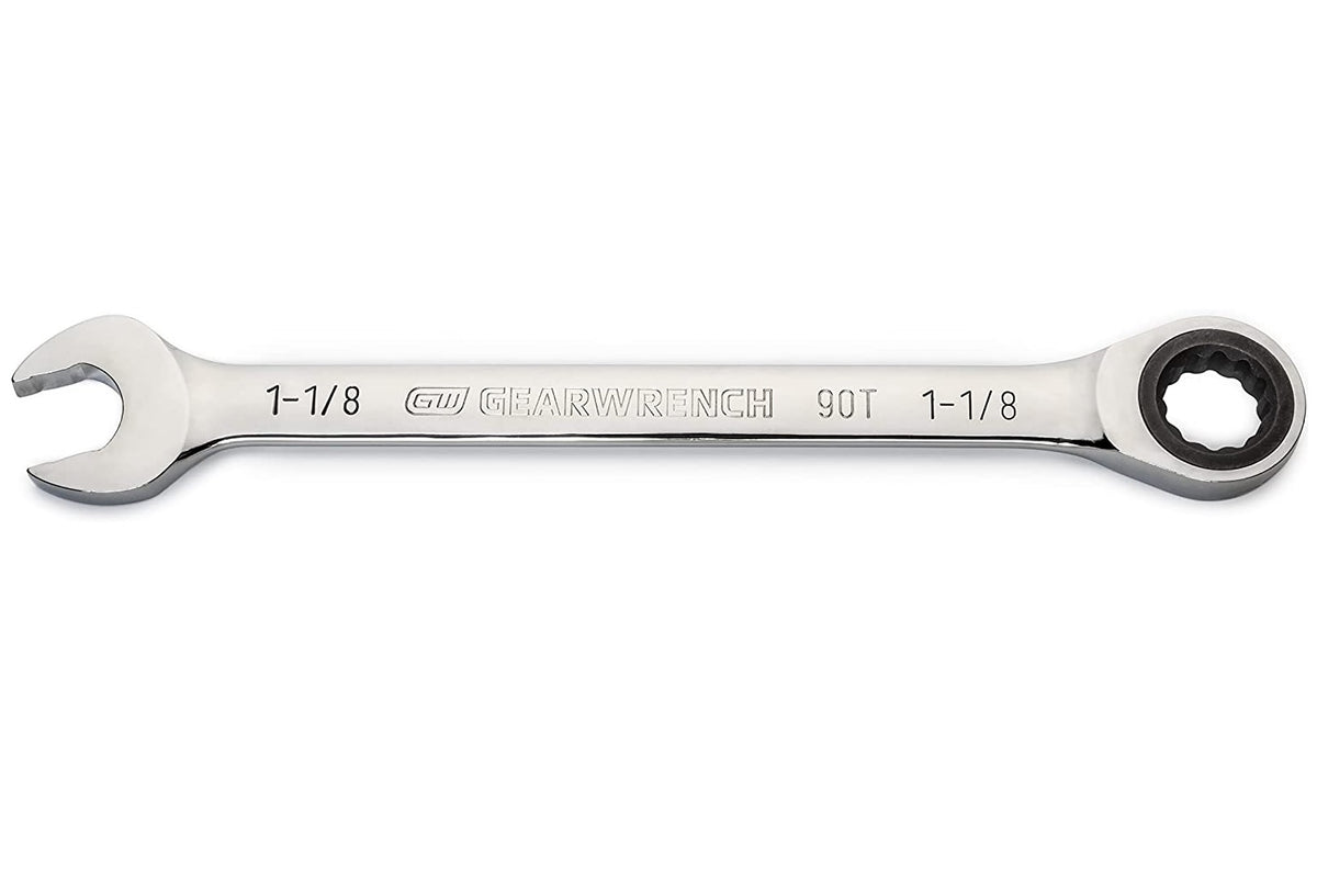 Gearwrench 86955 Ratcheting Combination Wrench, 1-1/8 Inch