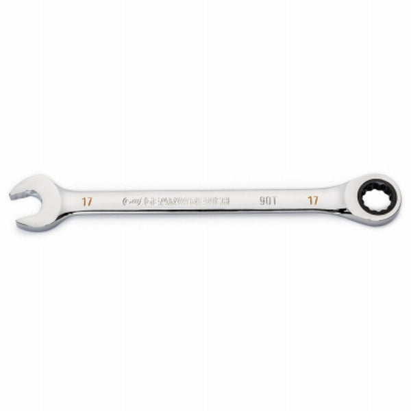 Gearwrench 86917 Ratcheting Combination Wrench, 17 MM