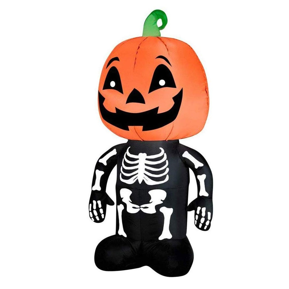 Gemmy 64929 Airblown Inflatable Halloween Pumpkin Boy