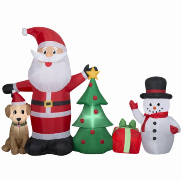 Gemmy 117328 Inflatable Santa and Friends Christmas Decoration