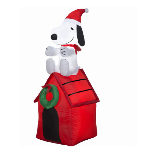 Gemmy 19373 Christmas Inflatable Snoopy on House, 42 Inch