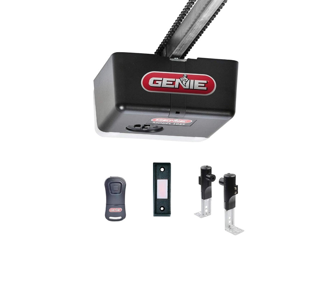 Genie 1035-V (38956R) Durable Chain Drive Garage Door Opener, 1/2 HPc