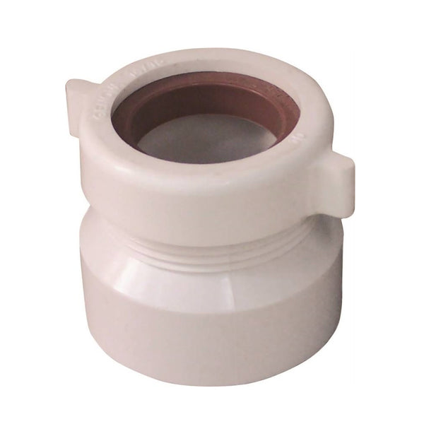 Genova 192859A Trap Adapter, PVC, White