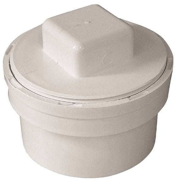 Genova 414274BC Fitting Cleanout with Threaded Plug, 4 Inch