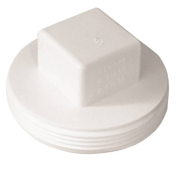 Genova 414243BC Pipe Plug, White, 3 Inch