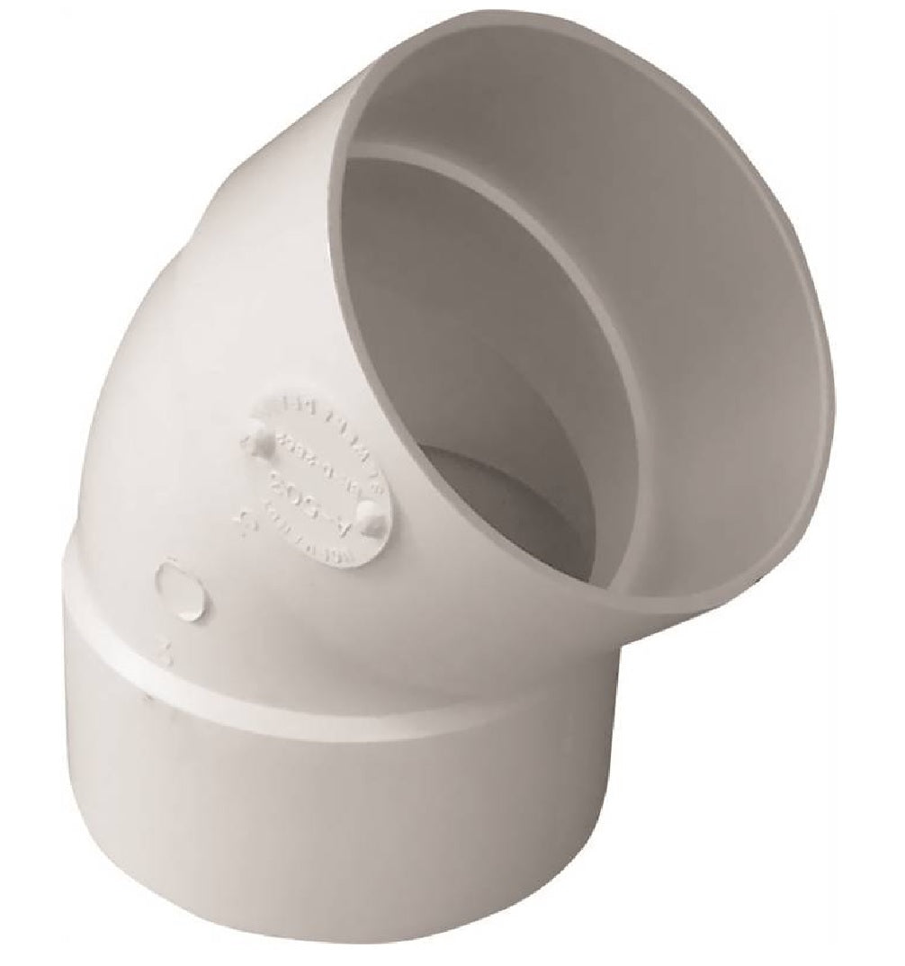 Genova 414186BC 400 Series 45 Degree Pipe Elbow, 6 Inch