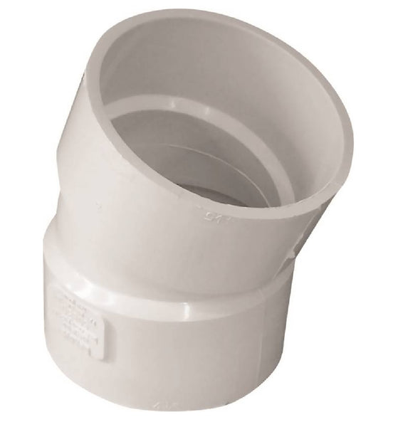 Genova 414206BC 400 Series 22.5 Degree Pipe Elbow, 6 Inch