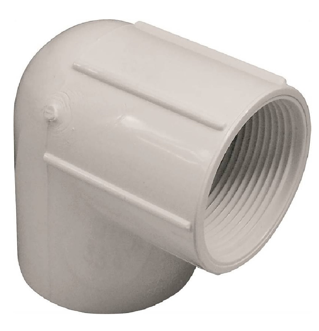 Genova 407012BC 300 Series 90 Degree Pipe Elbow, White, 1-1/4 Inch