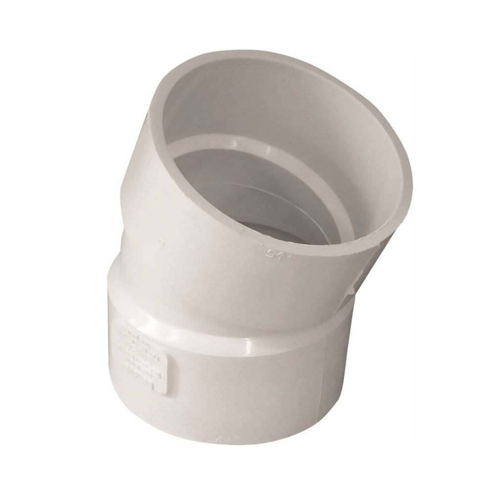 Genova 414203BC 400 Series 22.5 Degree Pipe Elbow, 3 in Hub