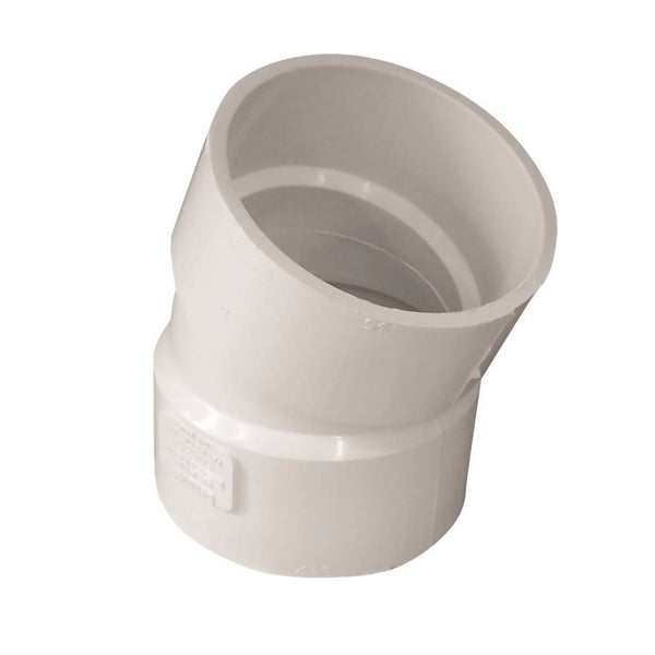 Genova 414204BC 400 Series 22.5 Degree Pipe Elbow, 4 Inch